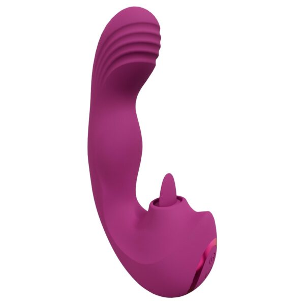 VIVE   Yumi   Rechargeable Triple Motor   G Spot Finger Motion Vibrator and Flickering Tongue Stimulator - obrazek 5