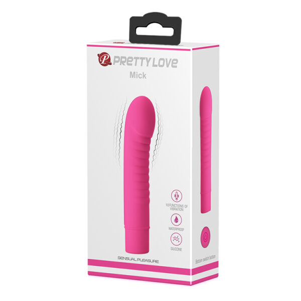 PRETTY LOVE   MICK Pink 10 function vibrations - obrazek 5
