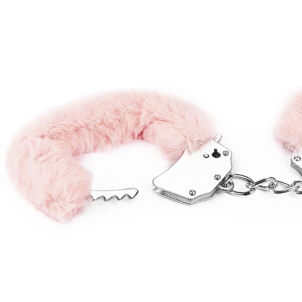 Fetish Pleasure Fluffy Handcuffs Pink - obrazek 5