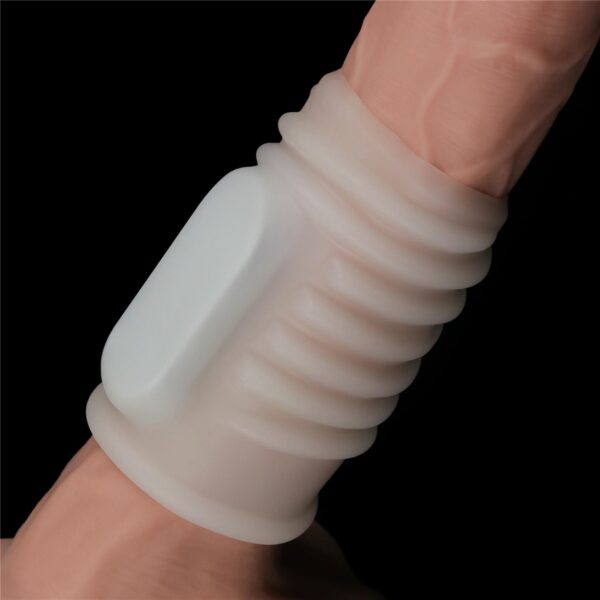 Vibrating Spiral Knights Ring (White) - obrazek 5