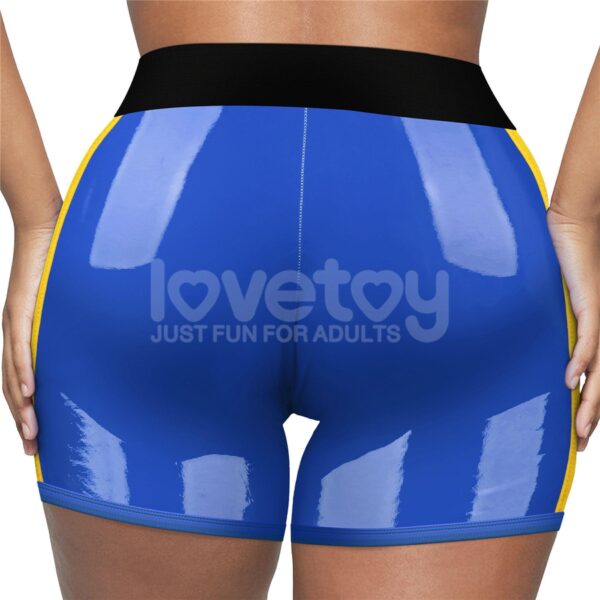 Chic Strap On shorts (36   39 inch waist) Blue - obrazek 5