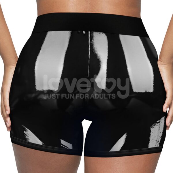 Chic Strap On shorts (32   35 inch waist) Black - obrazek 5