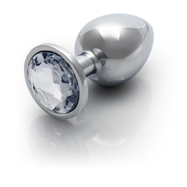 Round Gem Butt Plug   Medium - obrazek 5