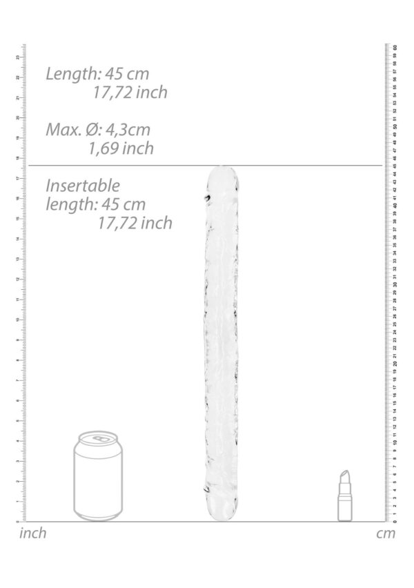 Realistic Double Dong   18 / 45 cm - obrazek 5