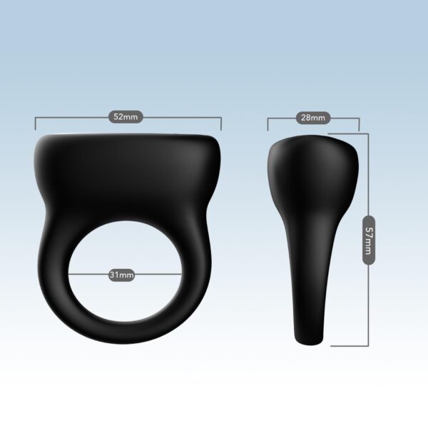 Oring Black, 9 vibration functions - obrazek 5
