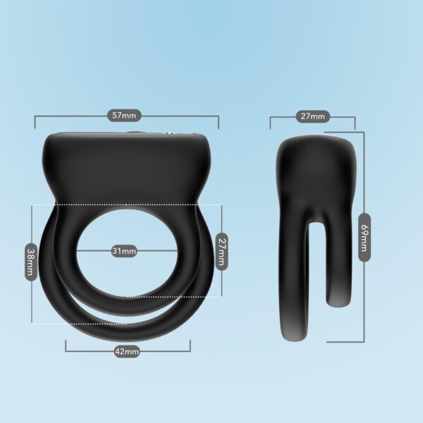 Dualo Black, 9 vibration functions - obrazek 5