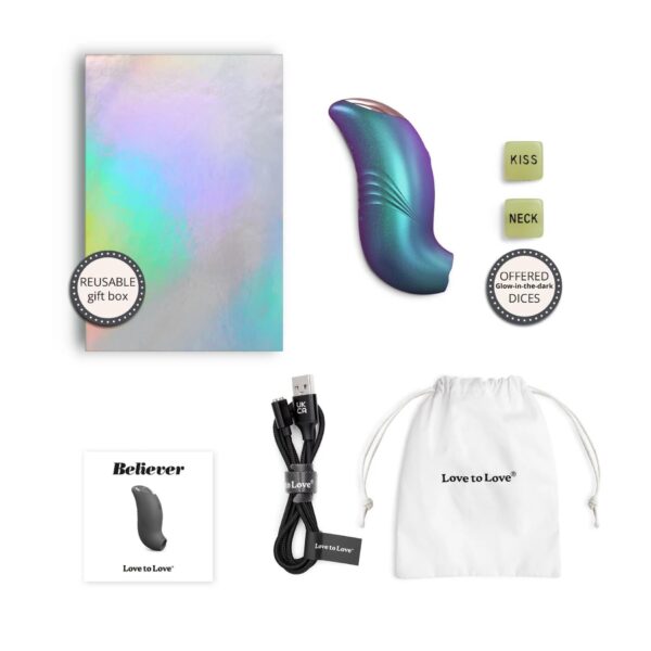 BELIEVER   IRIDESCENT TURQUOISE - obrazek 5