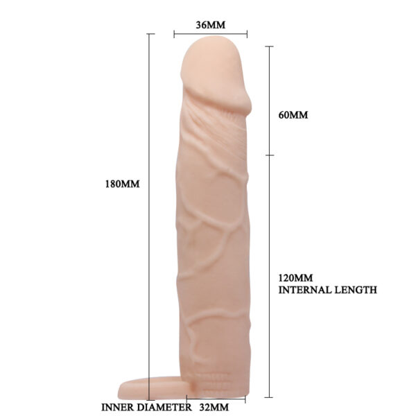 PRETTY LOVE   PENIS SLEEVE 7 LARGE - obrazek 5