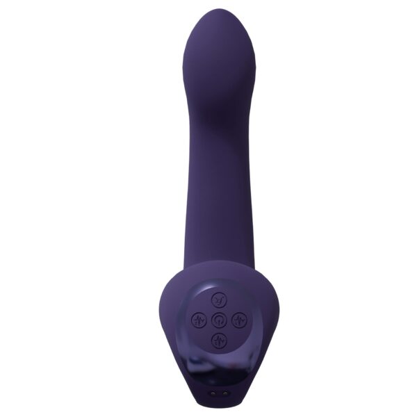 Riko   Rechargeable Triple Action Vibrator with Advanced Finger Motion & Pulse Wave Stimulator – Purple - obrazek 5