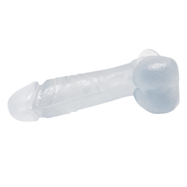 BAILE   DONG Realistic dildo ( clear/pink/purple ) - obrazek 4