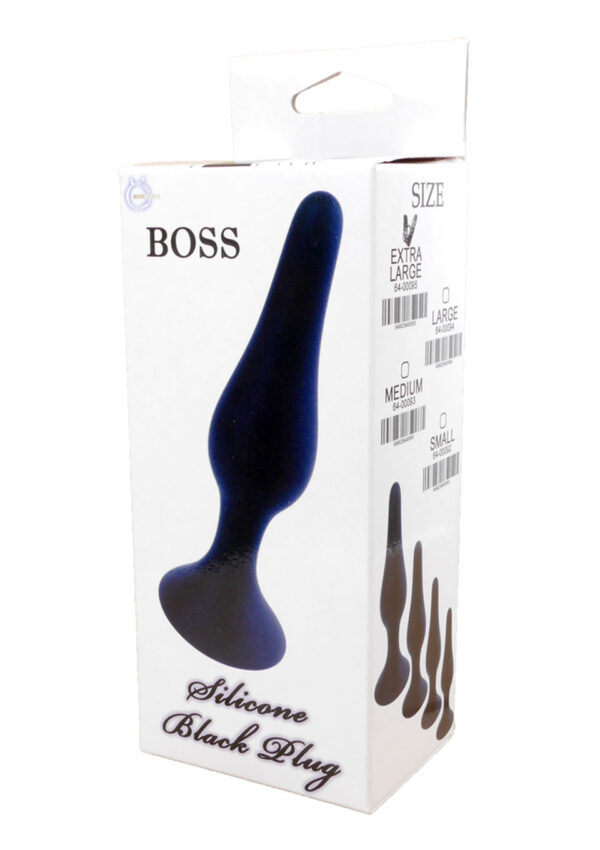 Plug Silicone Plug Black   Extra Large - obrazek 5