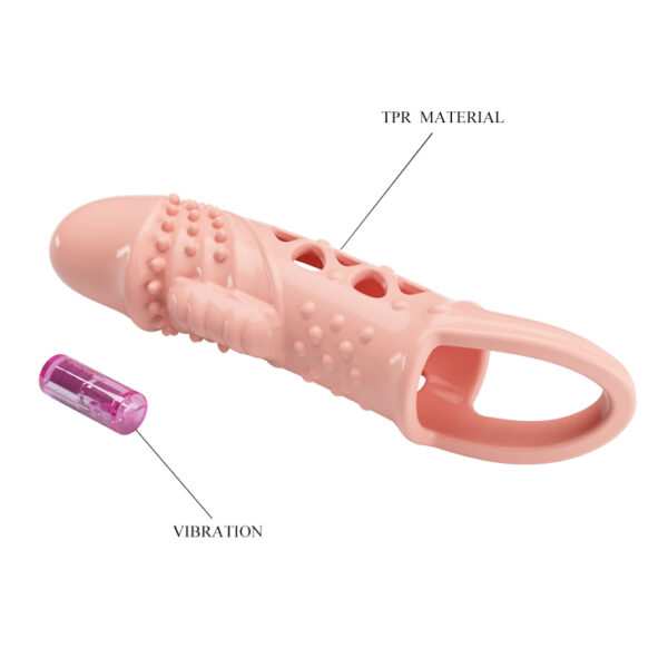 PRETTY LOVE   Cecelia PENIS SLEEVE , Vibration - obrazek 3