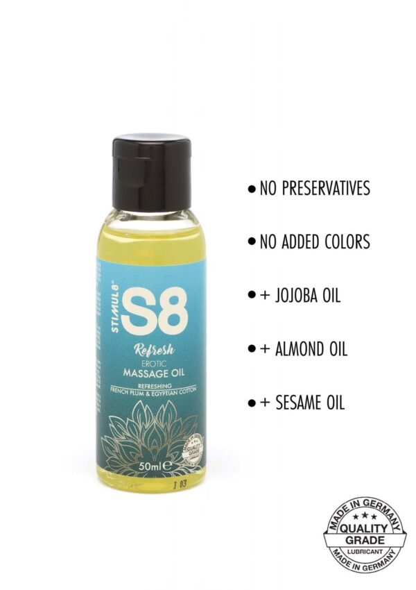 S8 Massage Oil Box 3x 50ml Multi flavour - obrazek 5