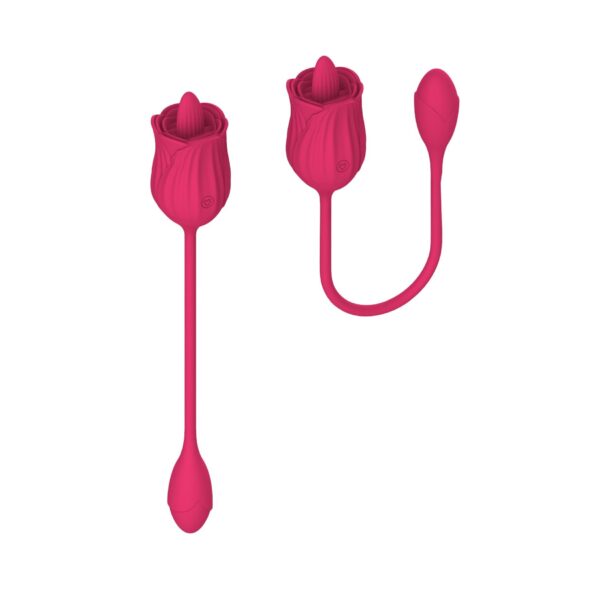 Stymulator   Licking massager with vibrating Egg USB 10 Functions - obrazek 5