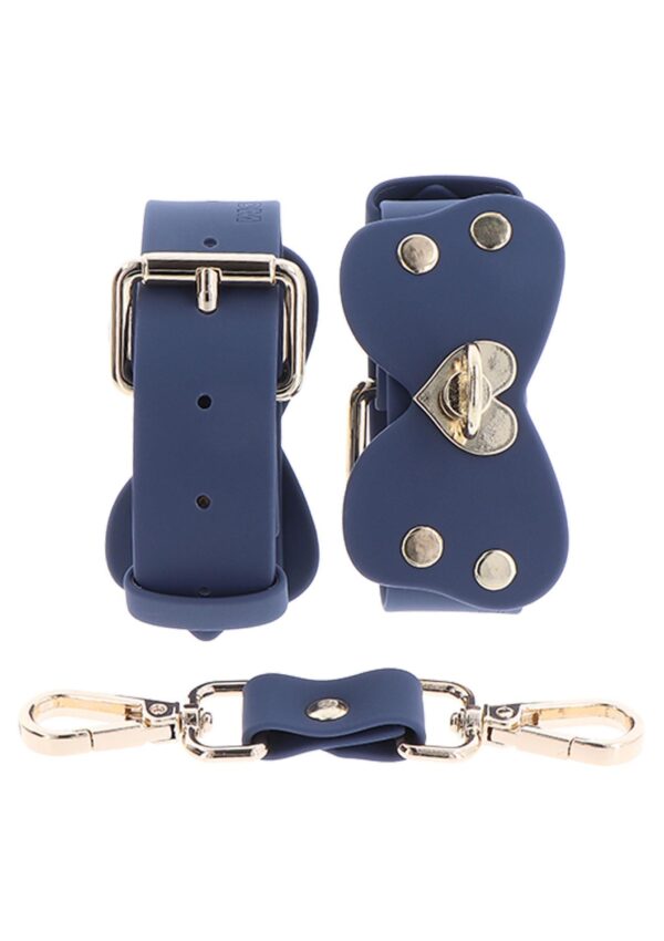 Silicone Wrist Cufs Set Blue - obrazek 5