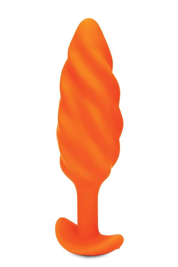 B VIBE SWIRL TEXTURE PLUG ORANGE - obrazek 5