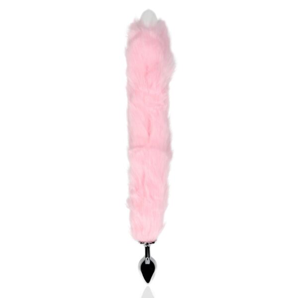 Light up Fox Tail with Metal Butt Plug - obrazek 5