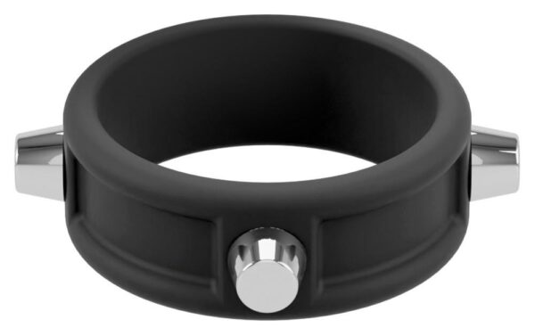 Rebel Cock Ring with Studs - obrazek 5