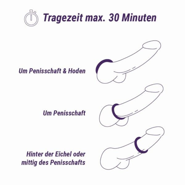 Boners Large Cock Ring Set - obrazek 5