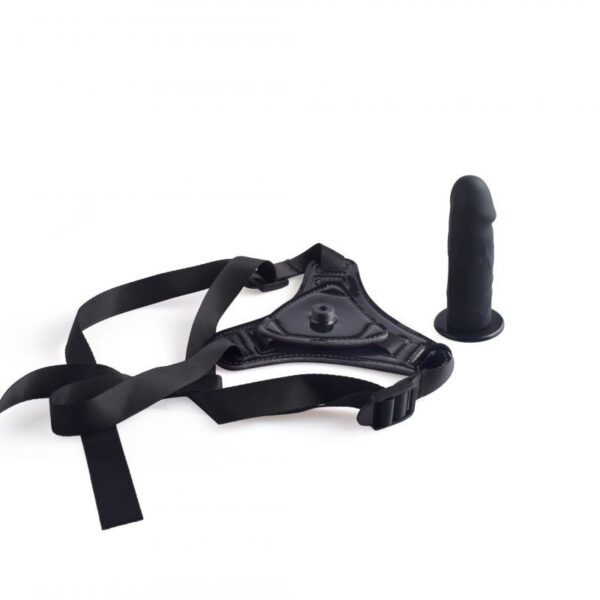 Cintura strap on con fallo realistico Black Toyz4Lovers - obrazek 5