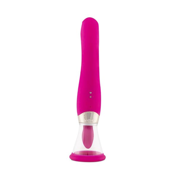 Pleasure Pump With G Spot Vibrator   Pink - obrazek 5