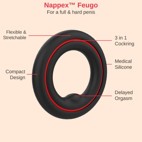 Cockring   Nappex™ Fuego   Premium Cockrings (10 Languages) - obrazek 5