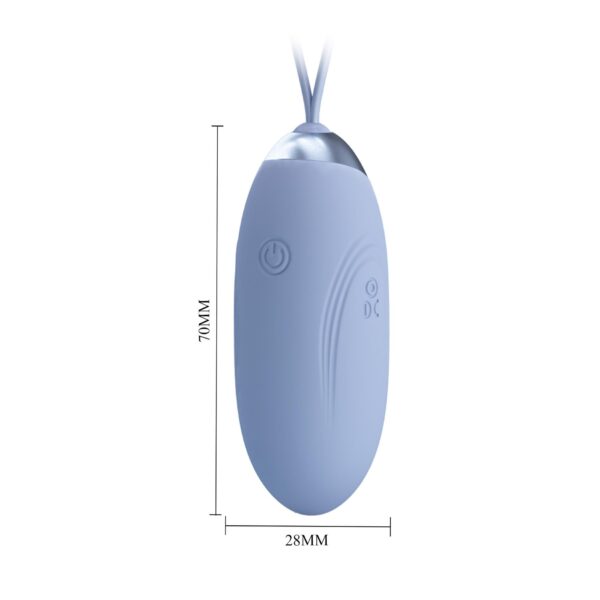 PRETTY LOVE   JENNY Dream chaser 1, Blue, Wireless remote control 12 vibration functions - obrazek 4