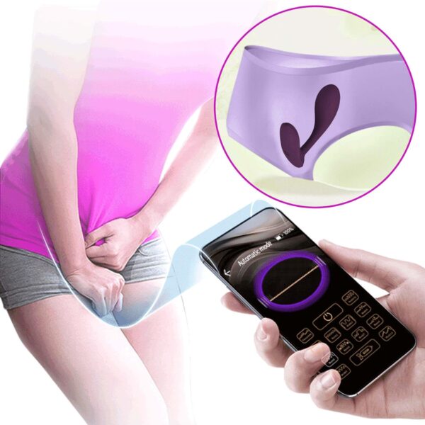 PRETTY LOVE   Baird Purple, 12 vibration functions Mobile APP Long distance Control - obrazek 5