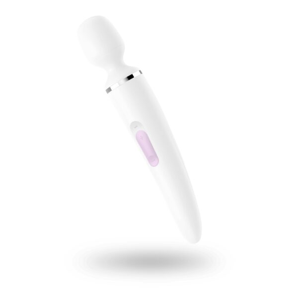 Wibrator   Satisfyer Wand er Woman (White/Chrome) - obrazek 5