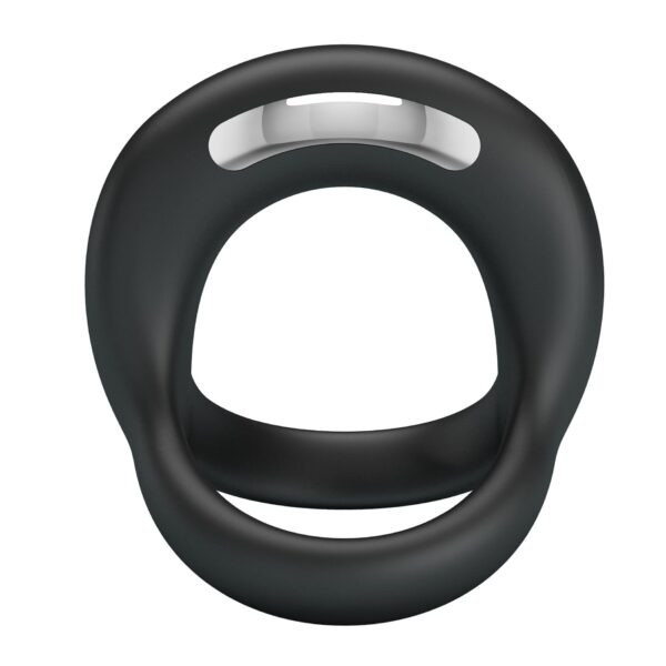 PRETTY LOVE   VIBRANT PENIS RING ELLIOTT Black, 10 vibration functions - obrazek 5