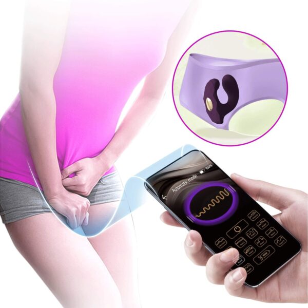 PRETTY LOVE   Billy Purple, 12 vibration functions Mobile APP remote control - obrazek 5