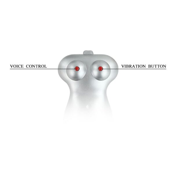 BAILE   Vibration Sex talk Double holes, 3 AAA batteries, TPR ABS - obrazek 5