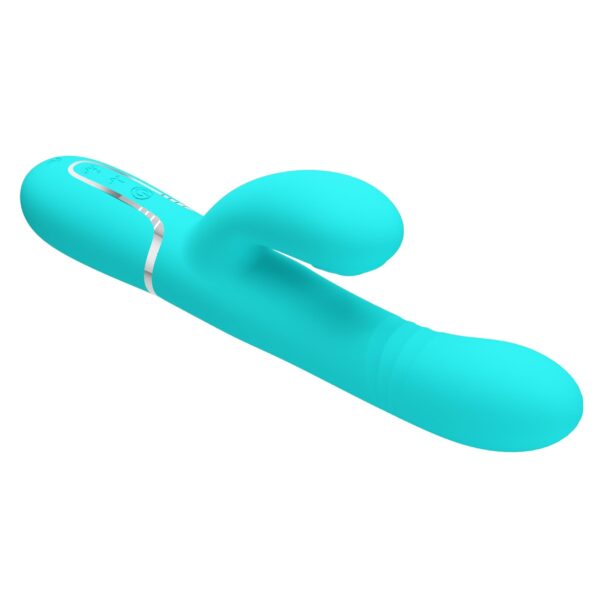 PRETTY LOVE   Mariana light blue, 7 vibration functions, 7 thrusting settings, 4 rolling functions, 4 nodding functions - obrazek 5