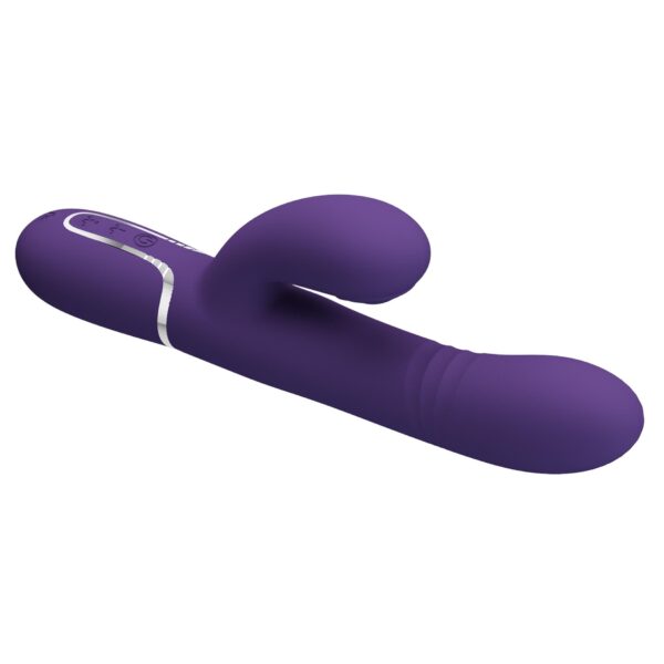 PRETTY LOVE   Mariana dark purple, 7 vibration functions, 7 thrusting settings, 4 rolling functions,4 nodding functions - obrazek 5