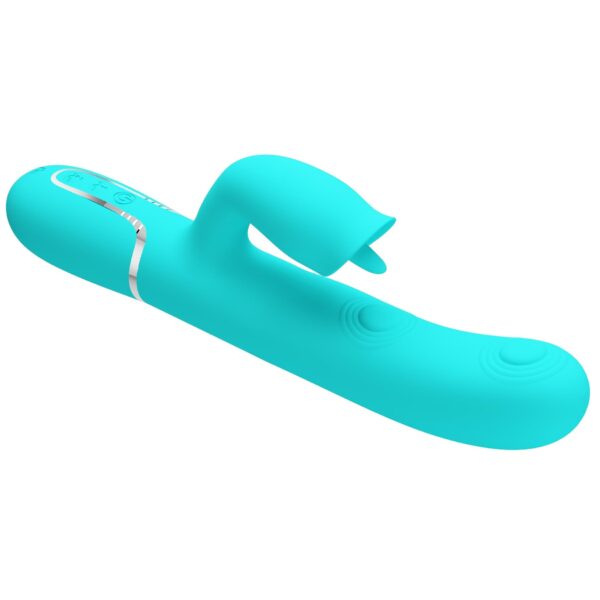 PRETTY LOVE   Gigi light blue, 7 thumping functions 7 licking modes - obrazek 5