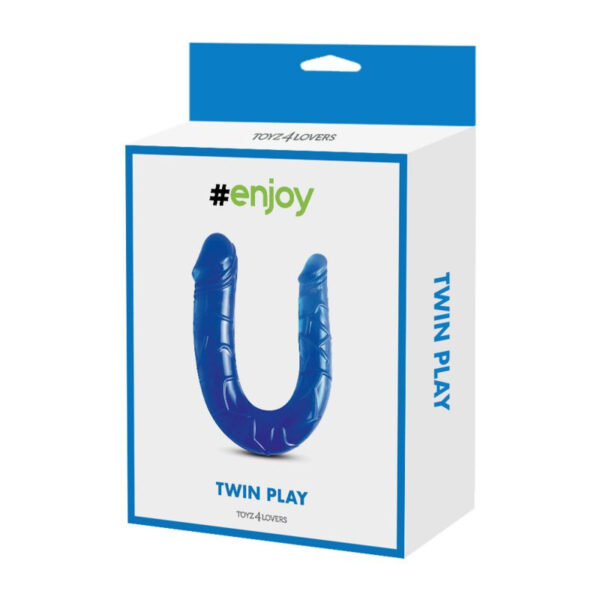 Dildo  Fallo doppio Toyz4Lovers Lily Blue - obrazek 5