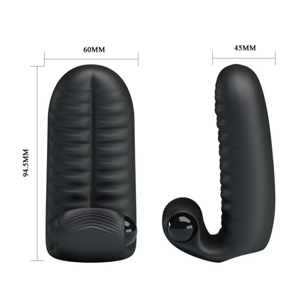 PRETTY LOVE   ABBOTT Double Finger Vibrator - obrazek 5