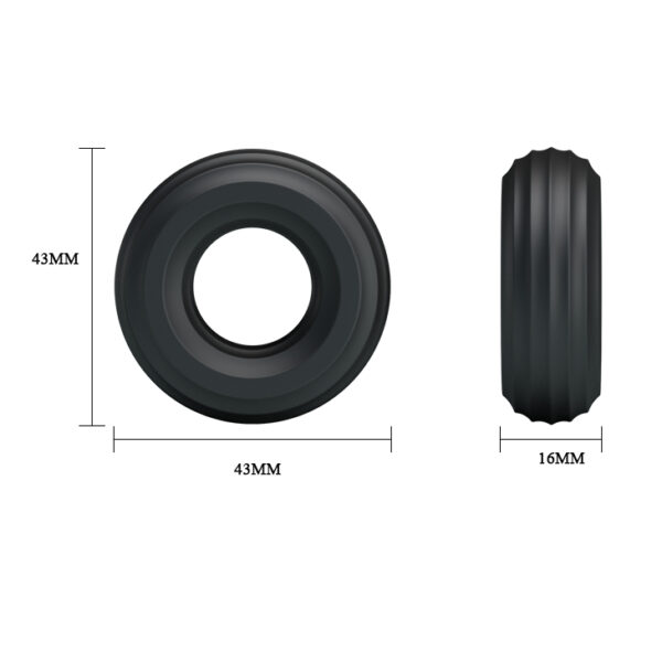BAILE  THREE COCK RINGS SETS - obrazek 5