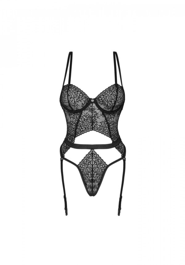 Bielizna Yaskana body czarne XL/XXL - obrazek 6