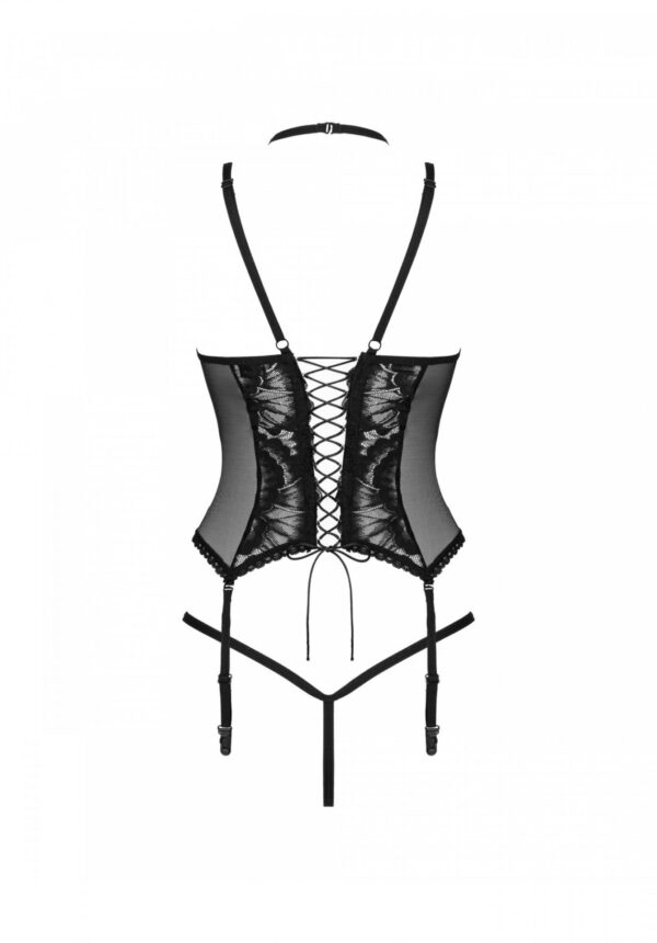 Bielizna Alessya gorset czarny  XS/S - obrazek 6