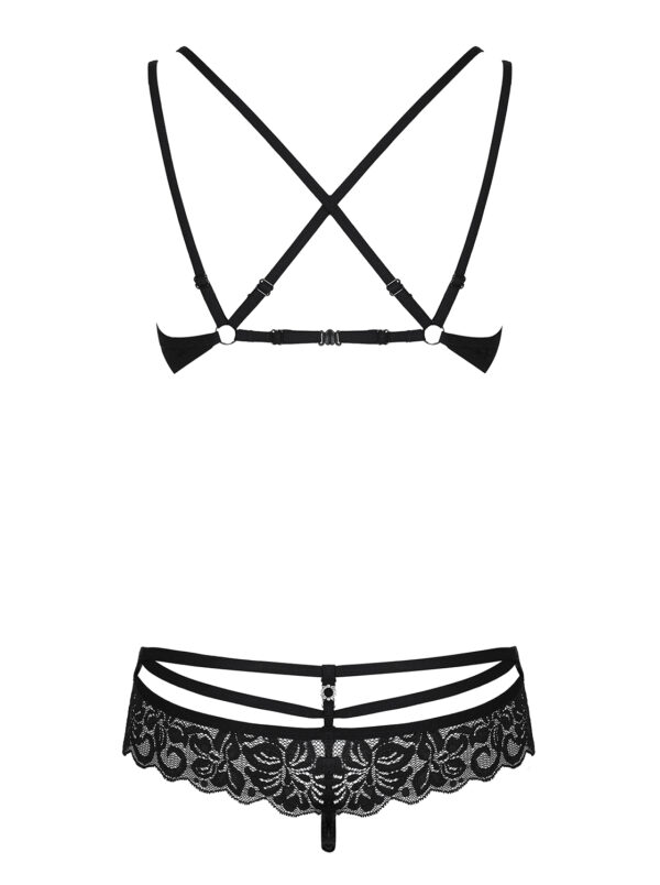 Bielizna 860 SET 1 komplet 2 częściowy czarny L/XL - obrazek 6