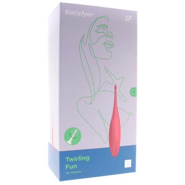 Stymulator   Twirling Fun Trip Vibrator (Poppy Red) - obrazek 6