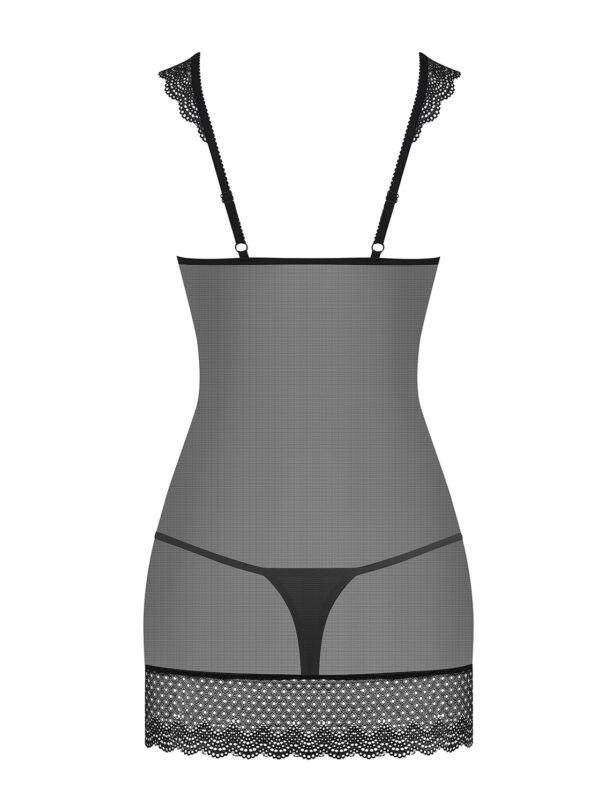 Bielizna 857 CHE 1 koszulka i stringi  S/M - obrazek 6