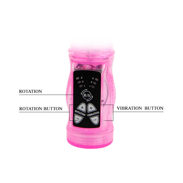 BAILE   Crazy Bunny, 3 vibration functions 3 rotation functions Thrusting - obrazek 5