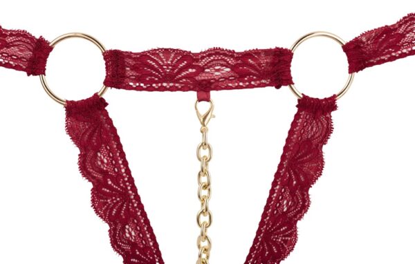 Bra Set open red S/M - obrazek 6