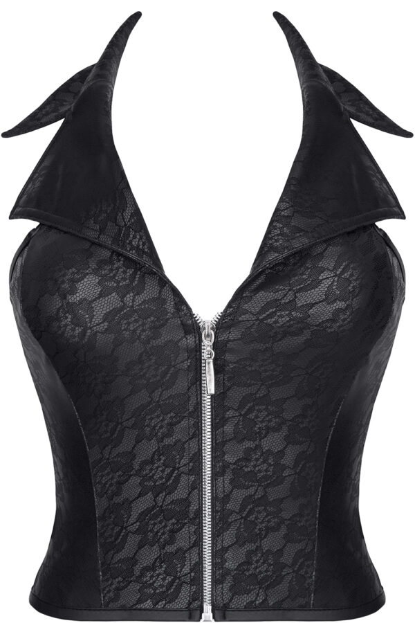 Bielizna   BRLUDMILA001 top czarny rozmiar XL - obrazek 6