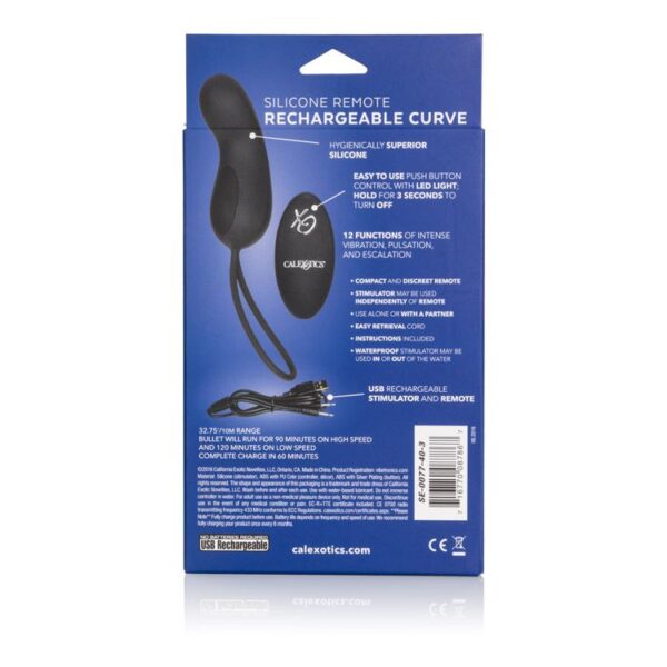 Remote Rechargeable Curve Black - obrazek 6