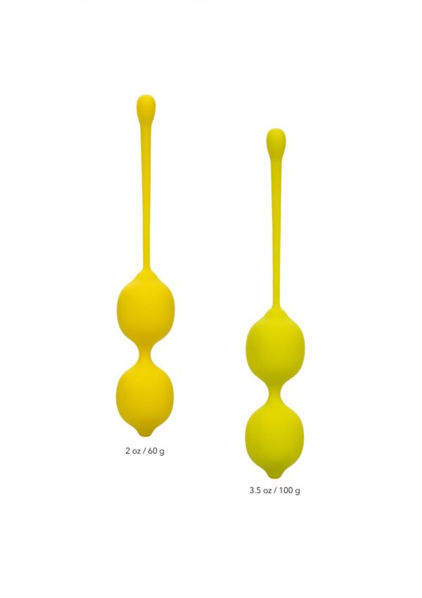 Kegel Training Set Lemon Yellow - obrazek 6