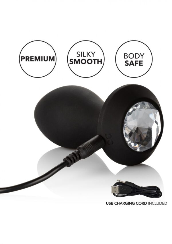 Vibrating Petite Crystal Probe Black - obrazek 6