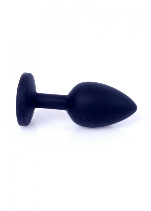 Plug Jewellery Black Silicon PLUG Small  Pink Diamond - obrazek 6